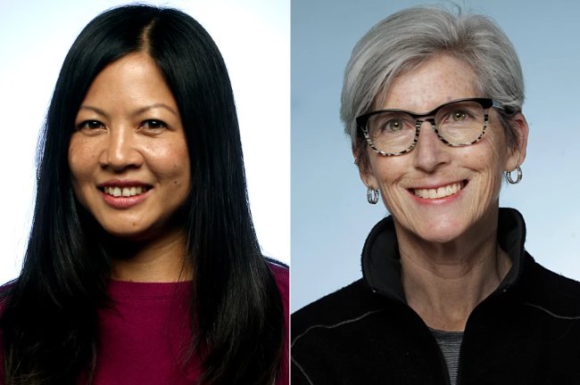 Cindy Chang, left, and Maria L. La Ganga, both former assistant editors, join the department’s leadership team. (Mel Melcon / Los Angeles Times and Kirk McKoy / Los Angeles Times)